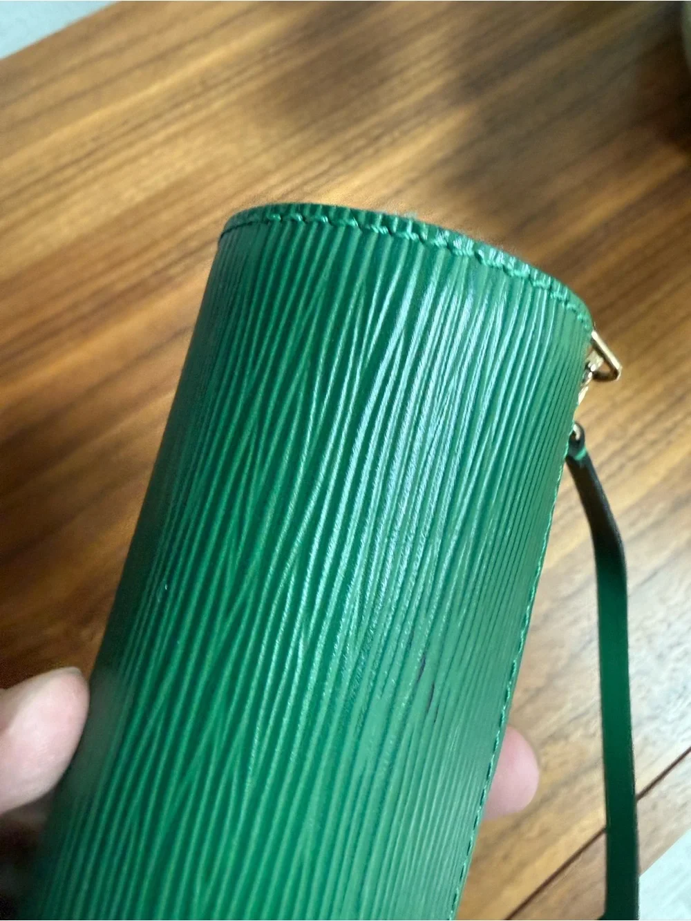 Louis Vuitton Green Epi Leather Mini Papillion Bag Vintage